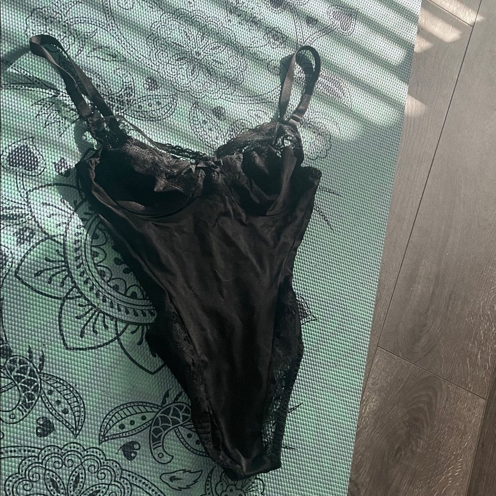 Black Lace Bodysuit Fredrick’s of Hollywood